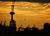 Heißluftballon Hamburger Hafen